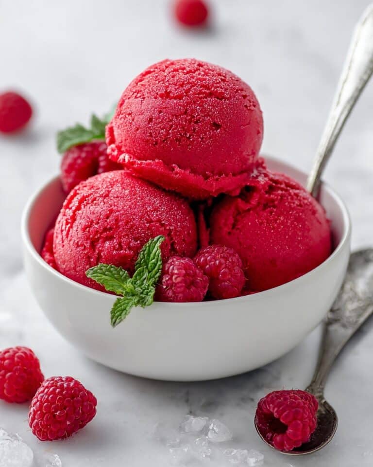 Refreshing Raspberry Sorbet Recipe