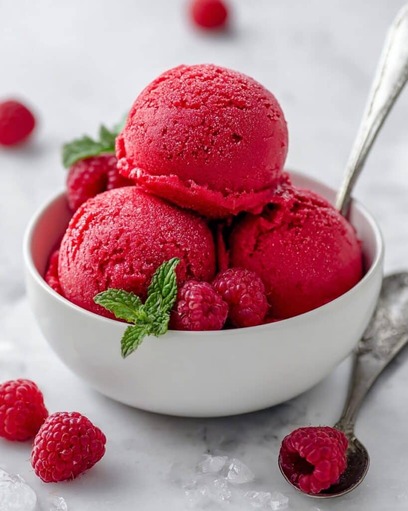 Refreshing Raspberry Sorbet Recipe