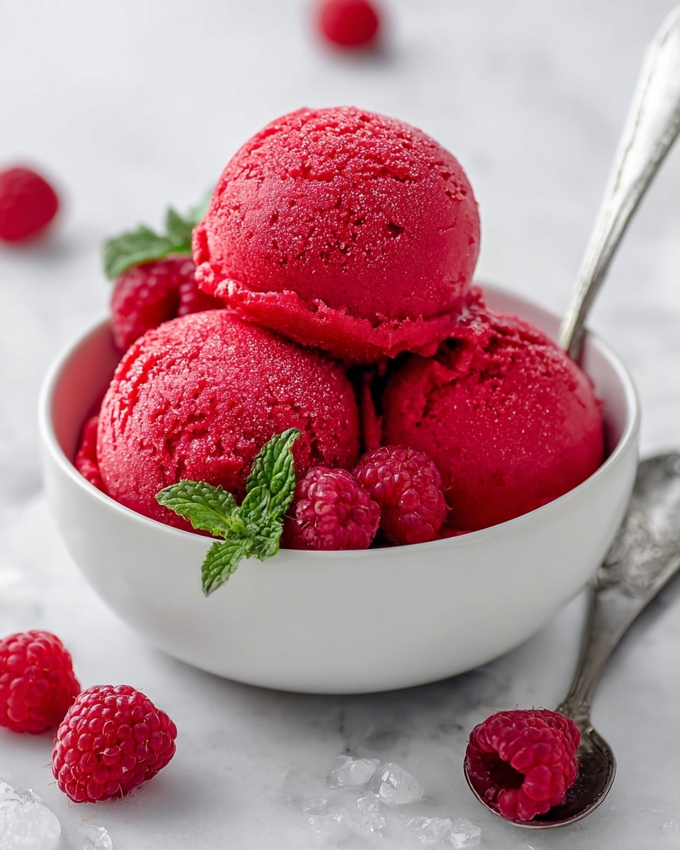 Refreshing Raspberry Sorbet Recipe