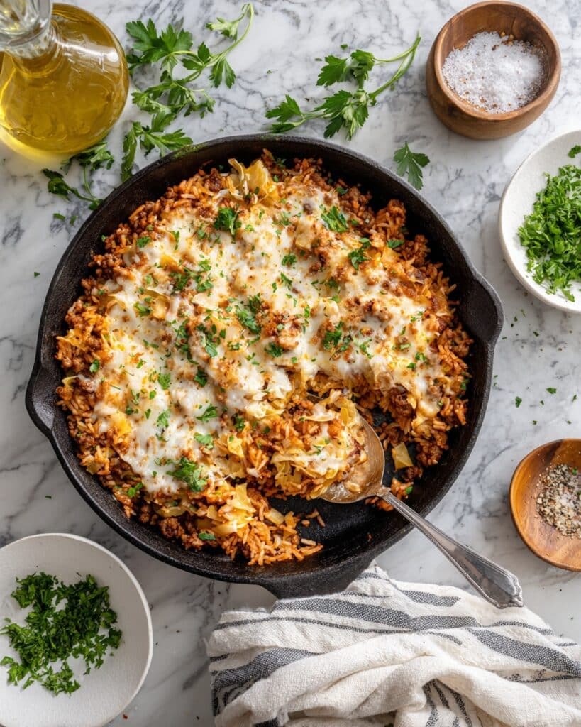 Stovetop Cabbage and Ground Beef Casserole (One-Pot) Recipe