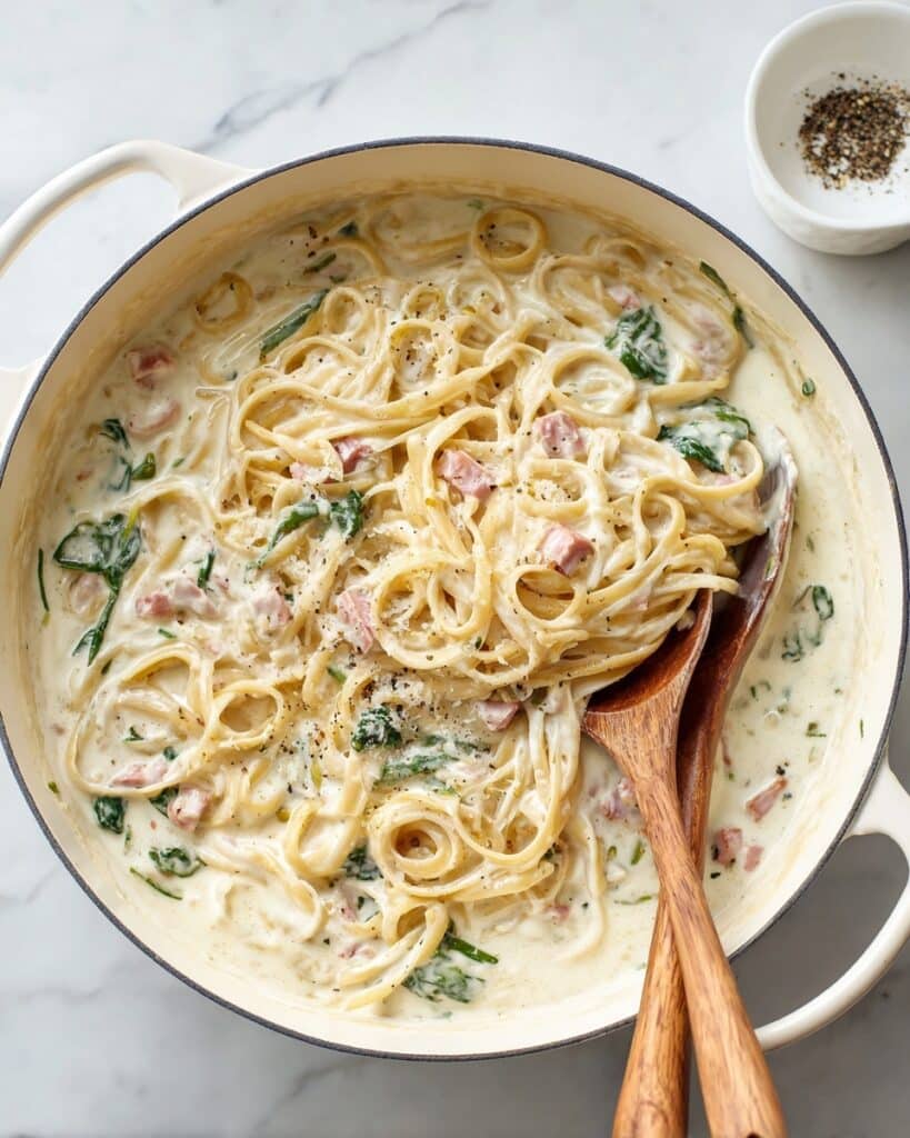 Creamy Boursin Salmon Pasta Recipe