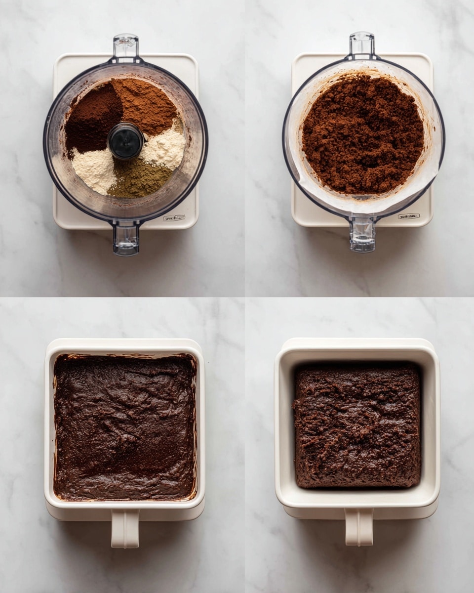 No Bake Protein Brownies Recipe - Recipe Image