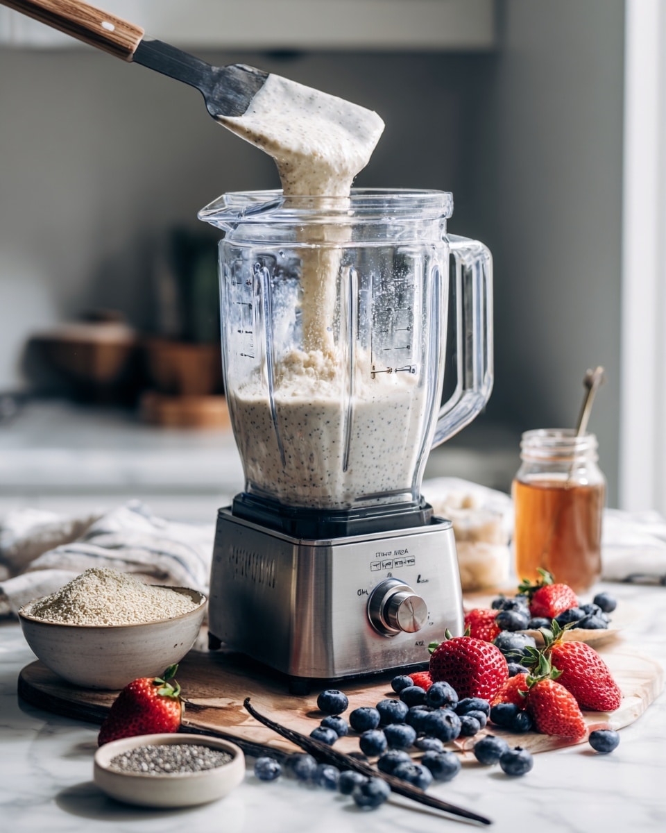 Vanilla Blended Chia Pudding Recipe - Recipe Image