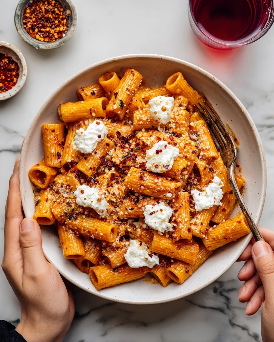 Smoky Tomato Pasta with Burrata Recipe
