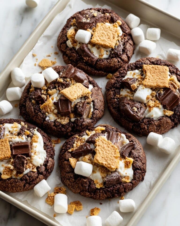 Chocolate S’mores Cookies Recipe