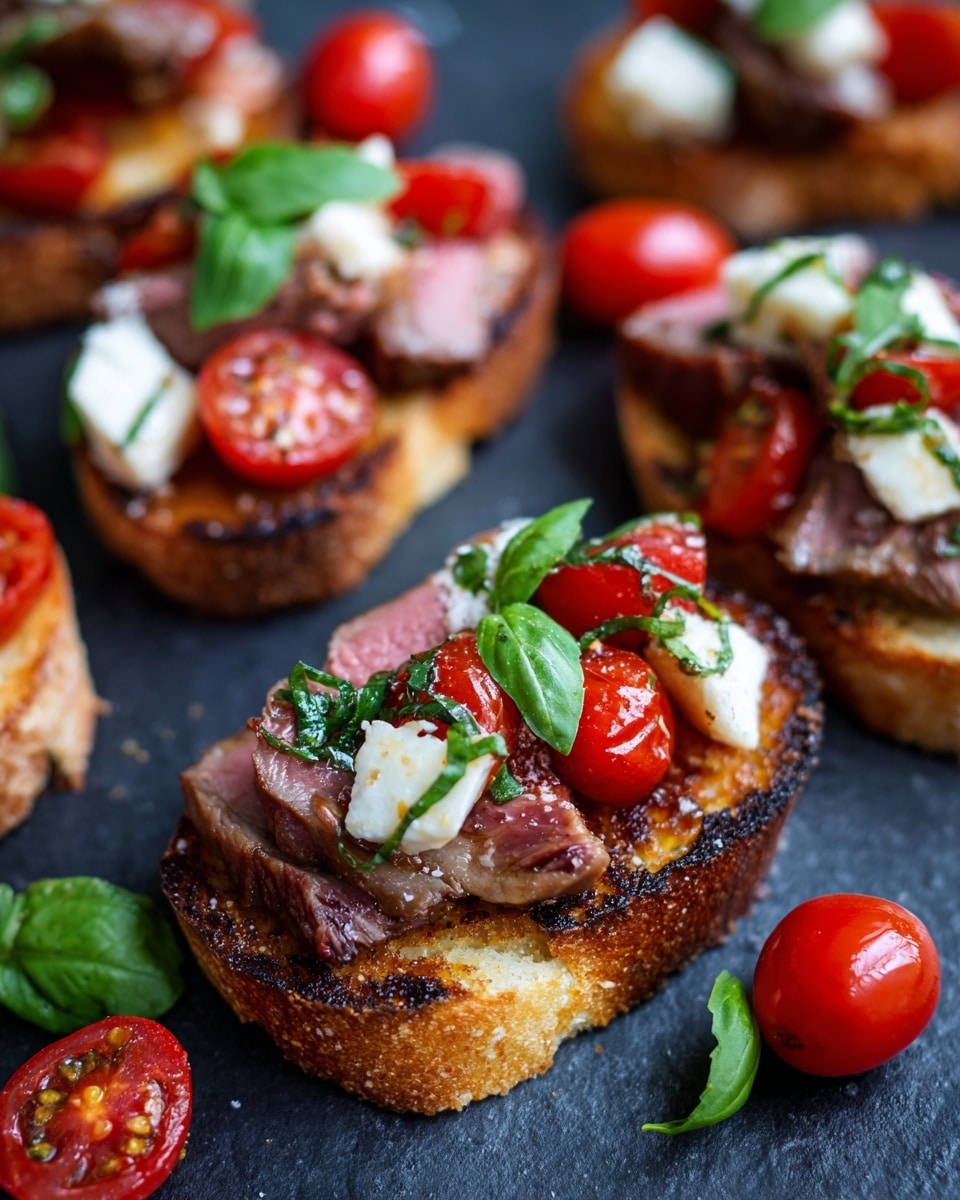 Steak Bruschetta (Extra Easy) Recipe