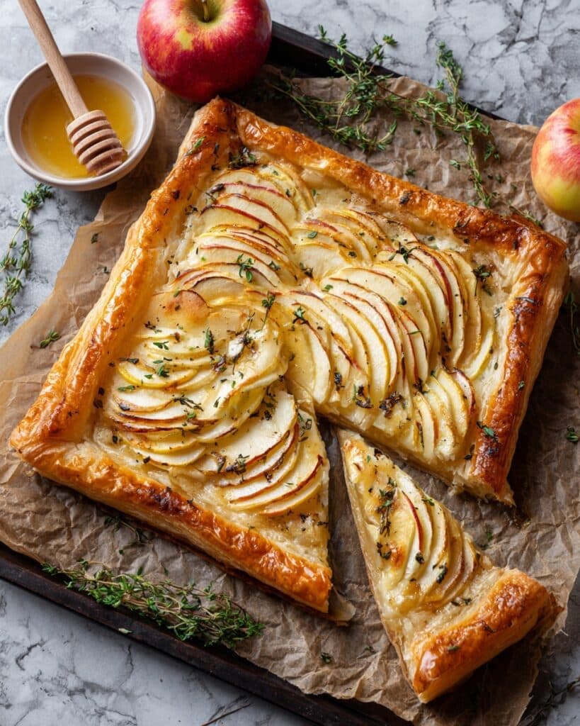 5 Ingredient Apple and White Cheddar Tart Recipe