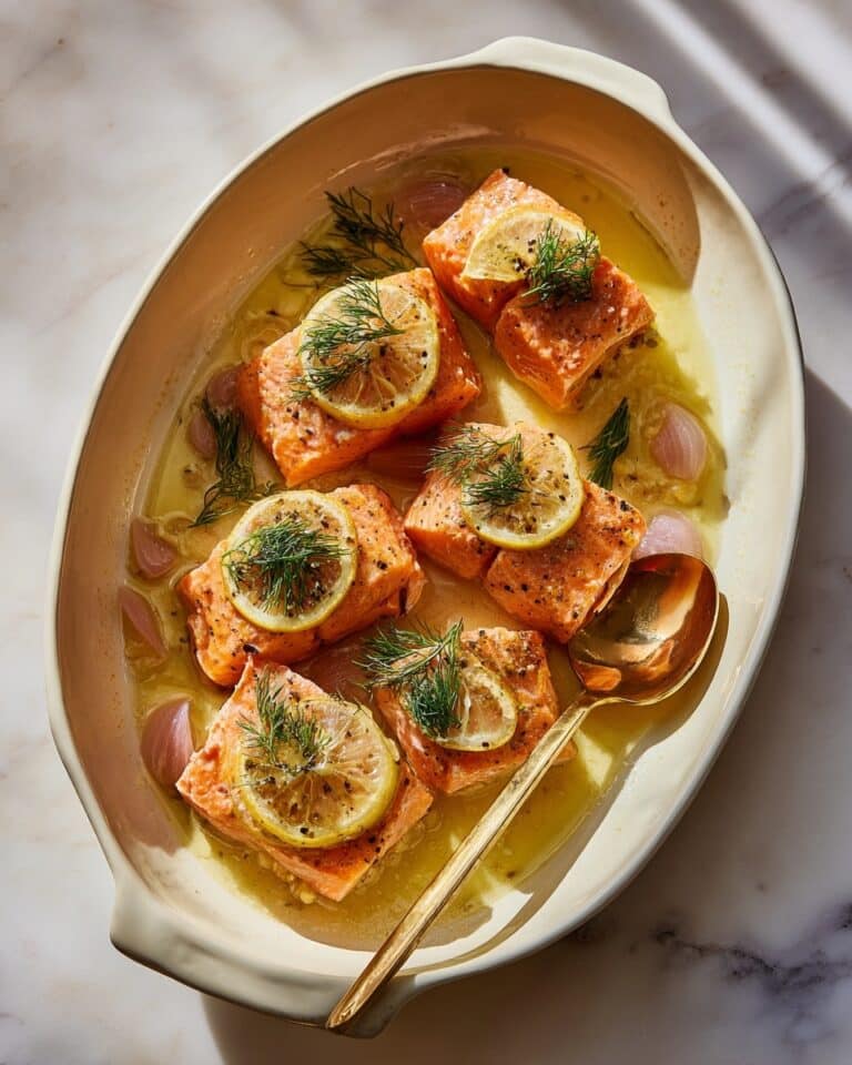 Lemon Dill Baked Salmon Recipe