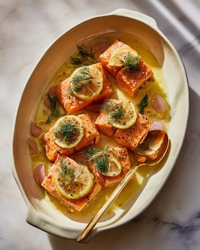 Lemon Dill Baked Salmon Recipe
