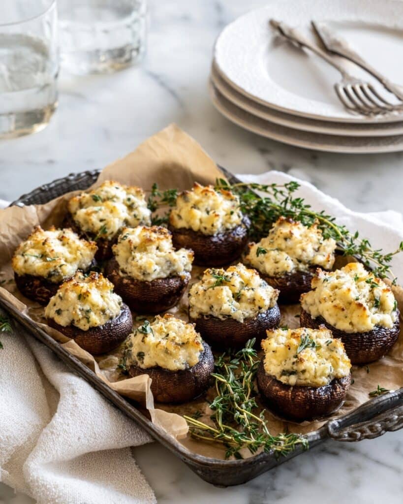Cream Cheese Stuffed Mushrooms Recipe