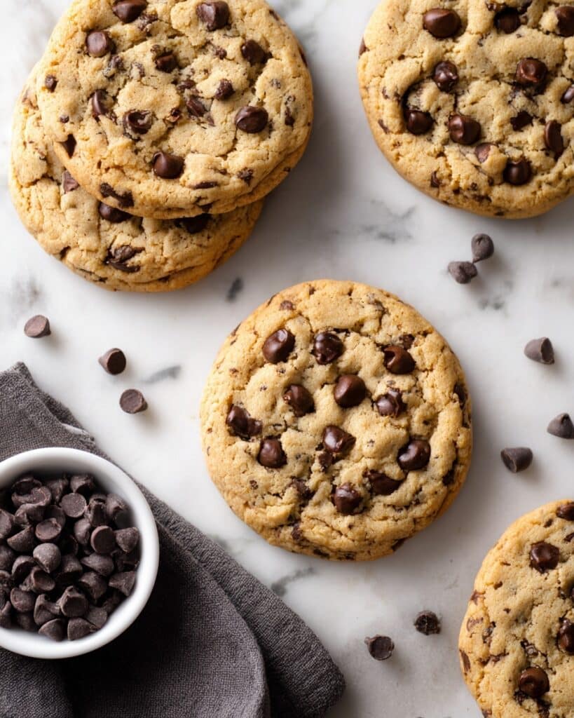 Gooey Bourbon Browned Butter Chocolate Chip Cookies Recipe