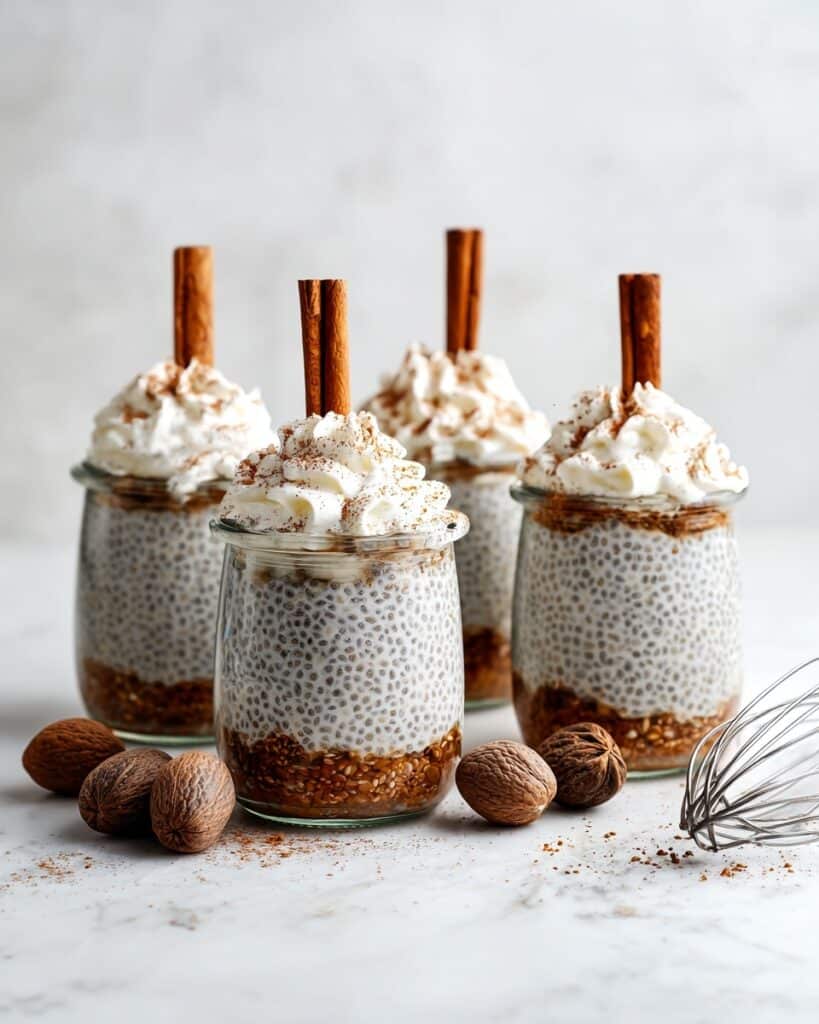 Eggnog Chia Pudding Recipe