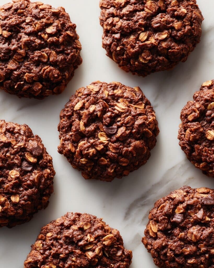 No Bake Cacao Almond Butter Cookies Recipe