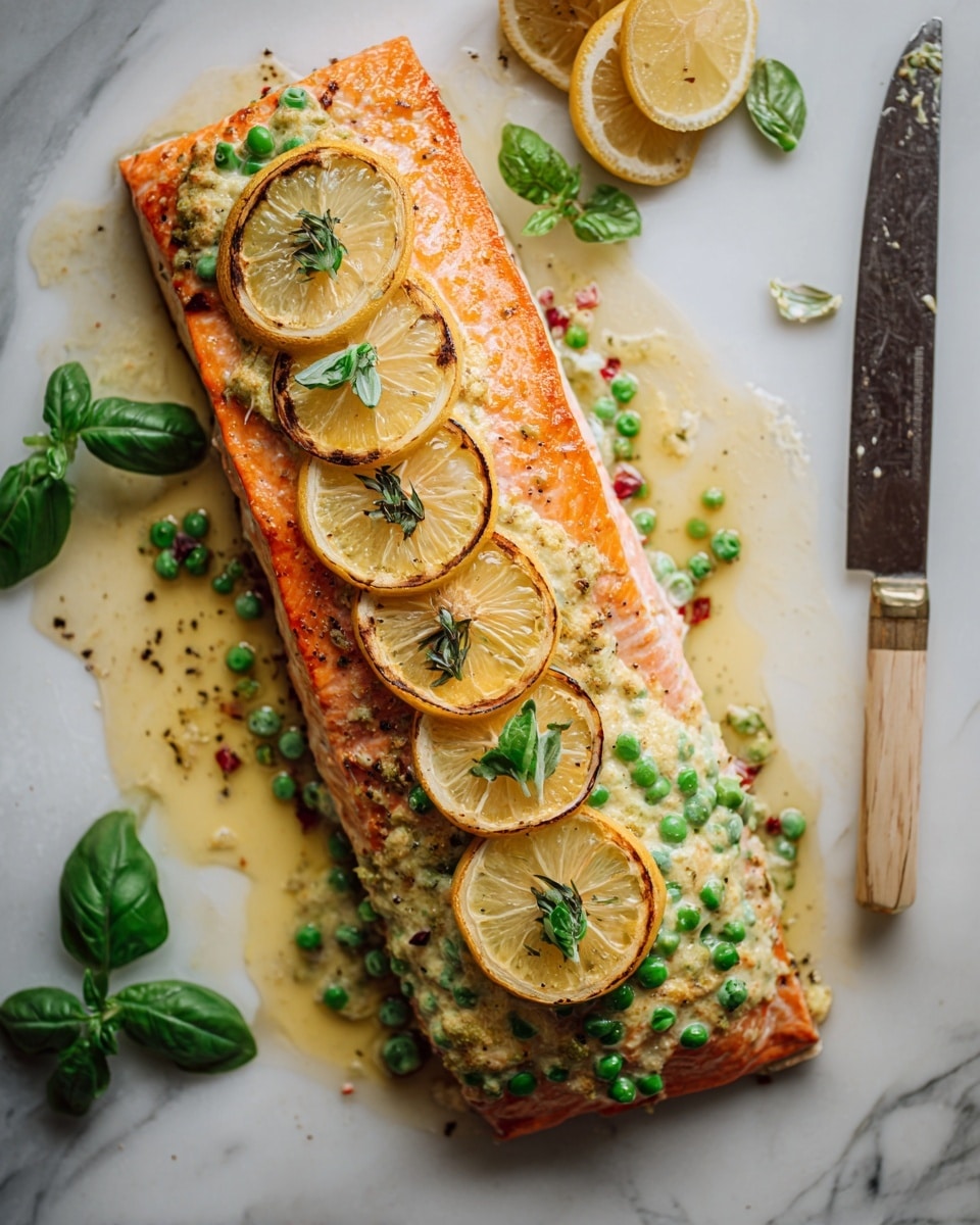 Mediterranean Stuffed Salmon Recipe