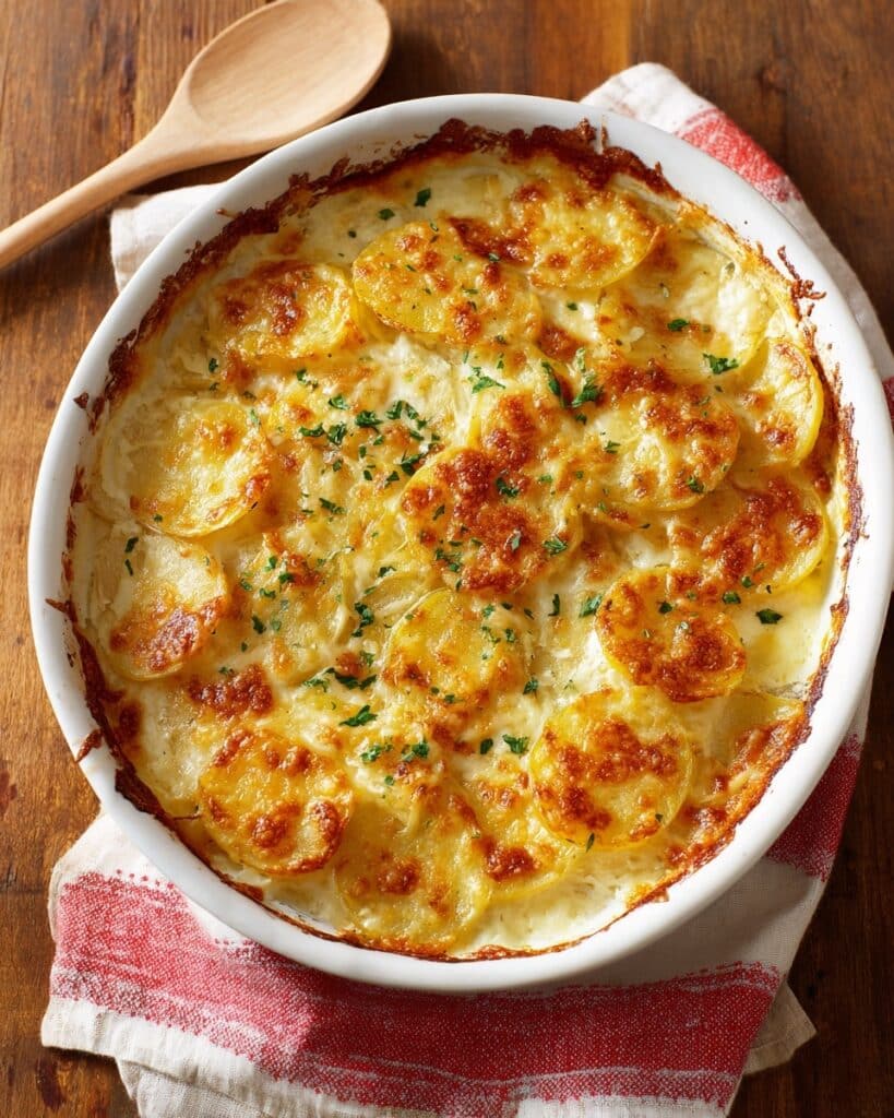 Easy Cheesy Scalloped Potatoes Recipe