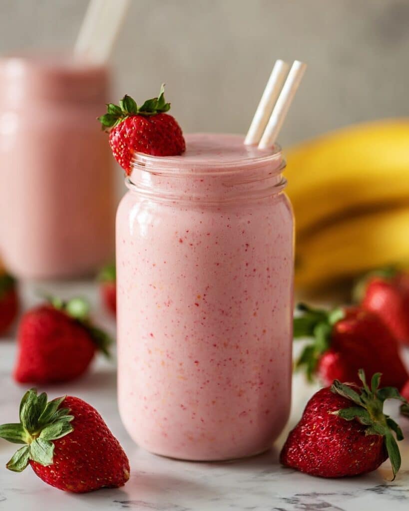 The Perfect Strawberry Banana Smoothie Recipe
