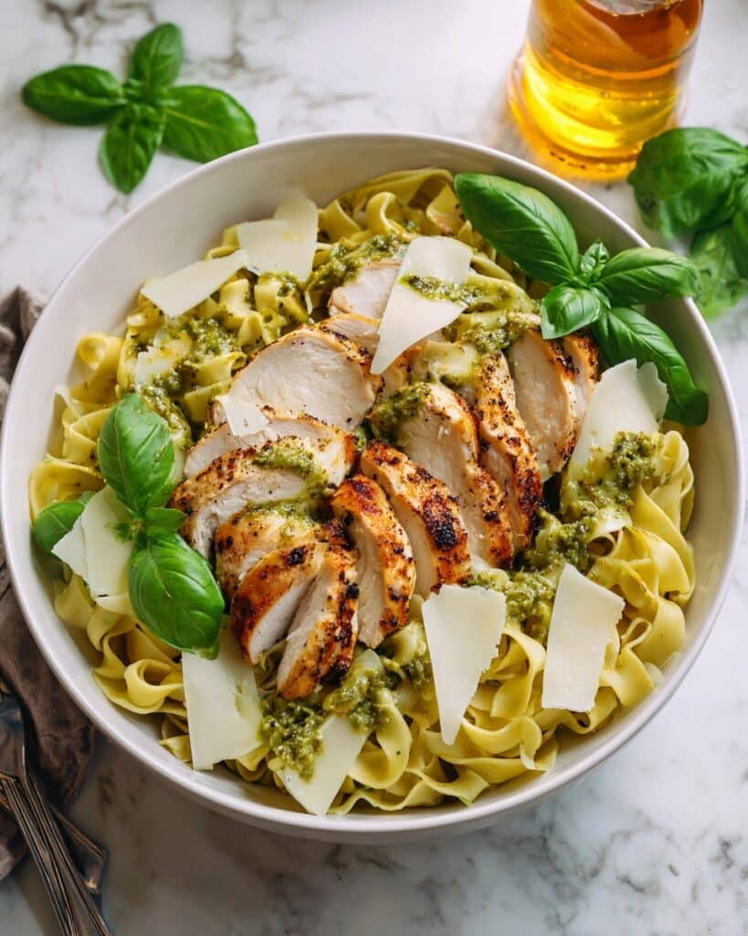 Easy 30 Minute Chicken Pesto Pasta Recipe