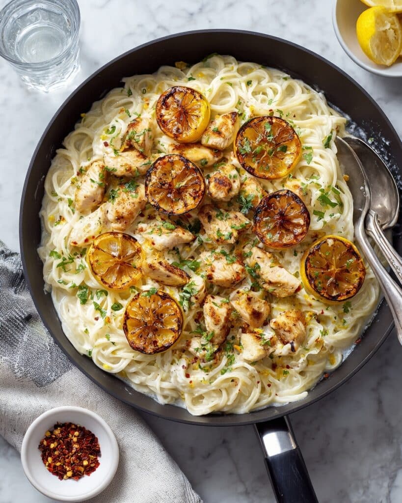 Creamy Lemon Chicken Pasta Recipe