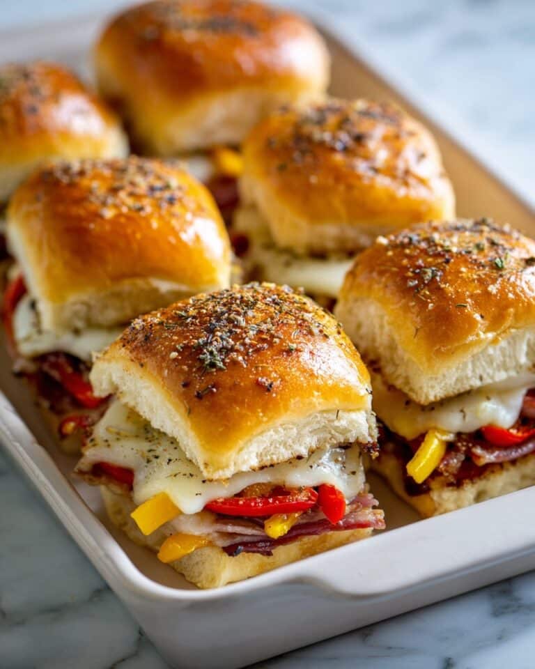 Hot Italian Sub Sliders Recipe