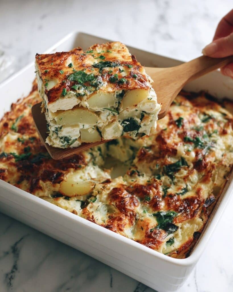 Turkey Sausage Potato Egg Bake Recipe