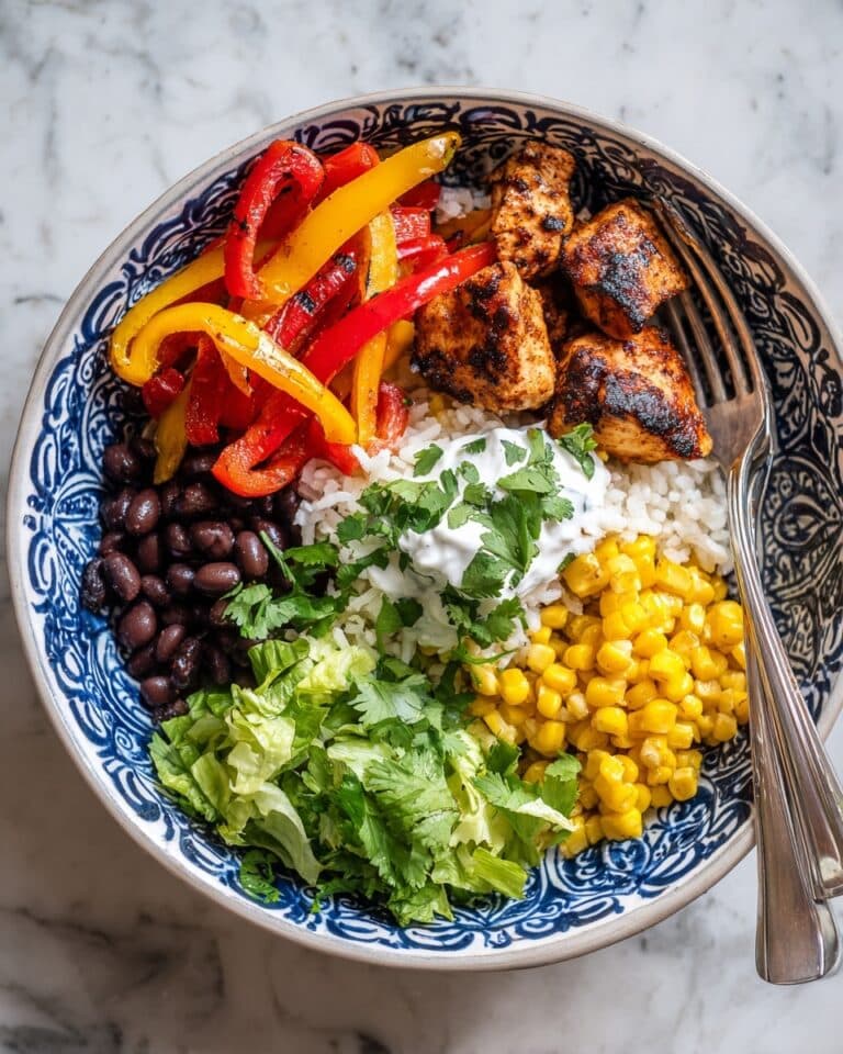 Easy Chicken Fajita Bowls Recipe