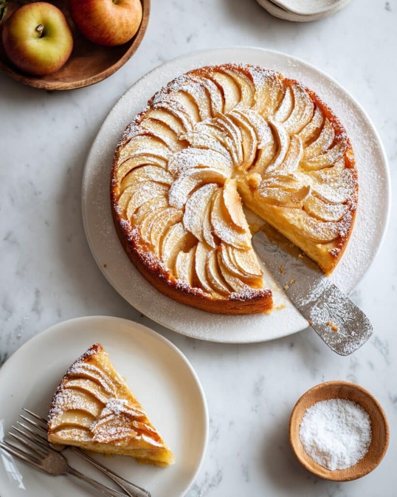 French Apple Cake Without Rum Recipe
