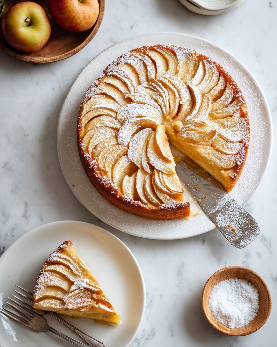 French Apple Cake Without Rum Recipe