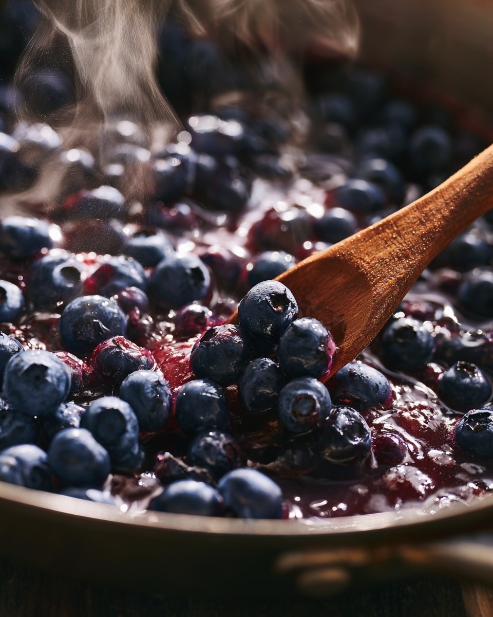 Salmon with Blueberry Sauce and Mixed Greens Recipe - Recipe Image