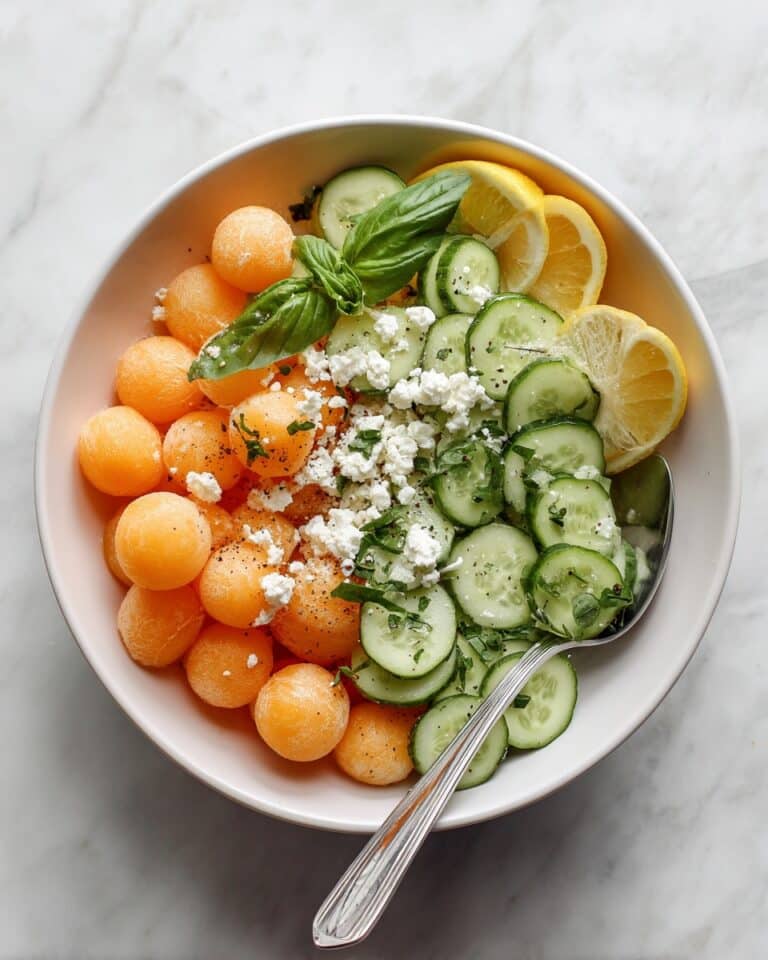 Cantaloupe Cucumber Salad Recipe