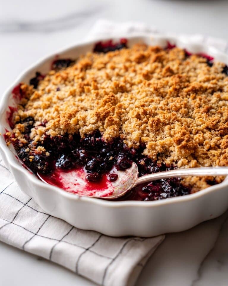 Healthy Blueberry Crisp Recipe