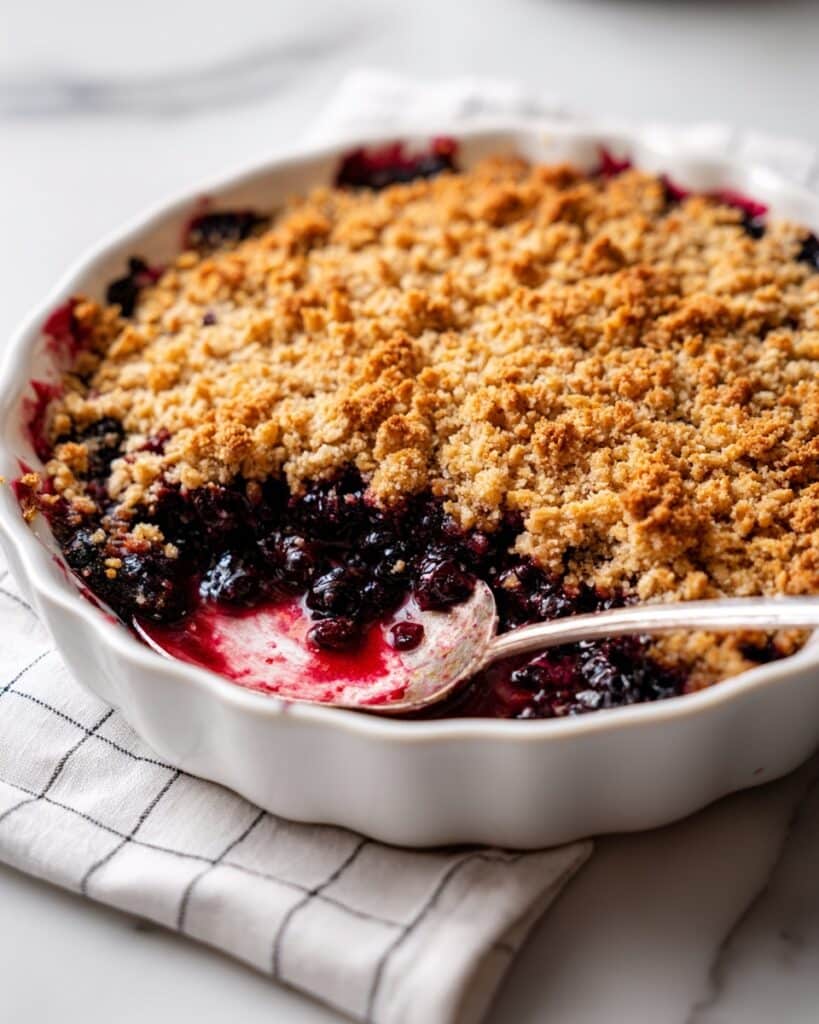 Healthy Blueberry Crisp Recipe