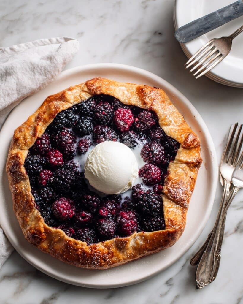 Blueberry Blackberry Galette Recipe