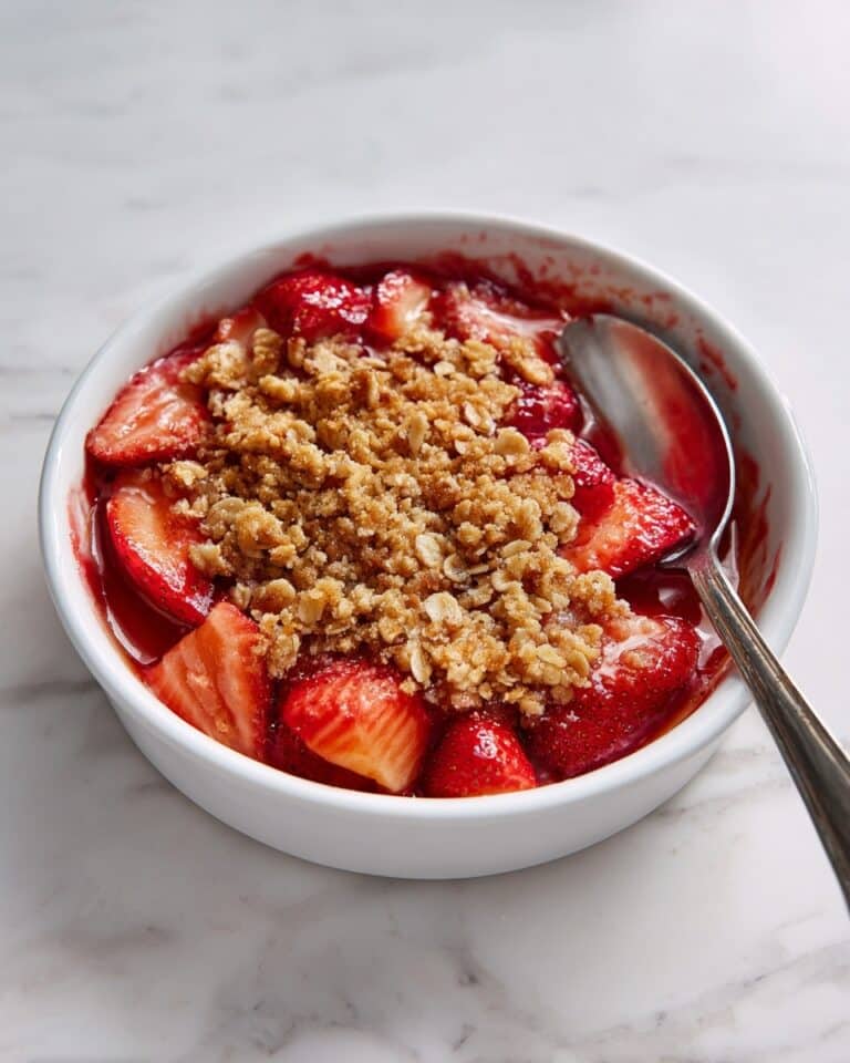Healthier Strawberry Crisp Recipe