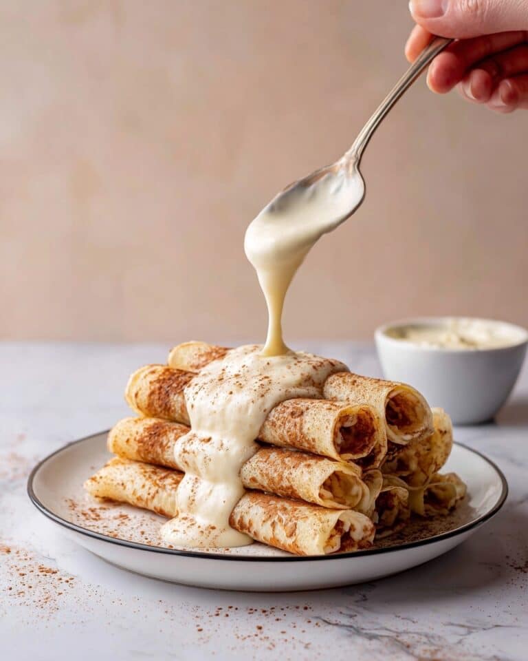 Cinnamon Sugar Tortillas with Cream Cheese Glaze Recipe