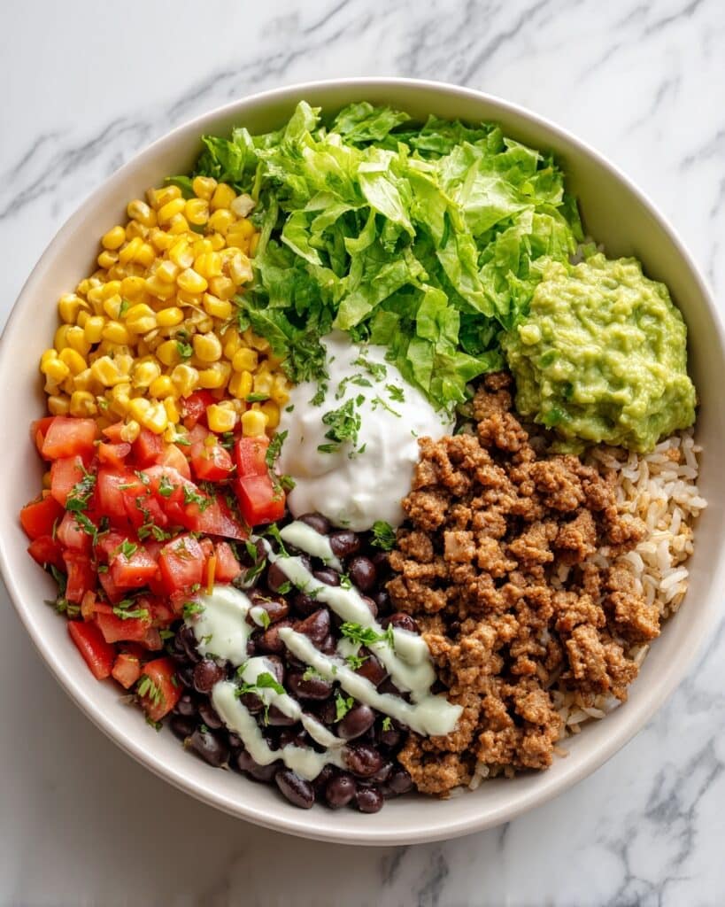 Ground Beef Burrito Bowls Recipe