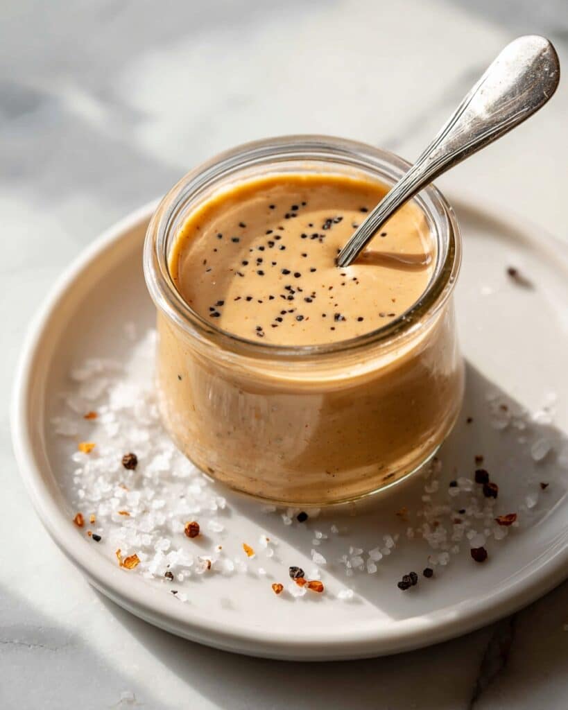 Easy Maple Mustard Tahini Dressing Recipe
