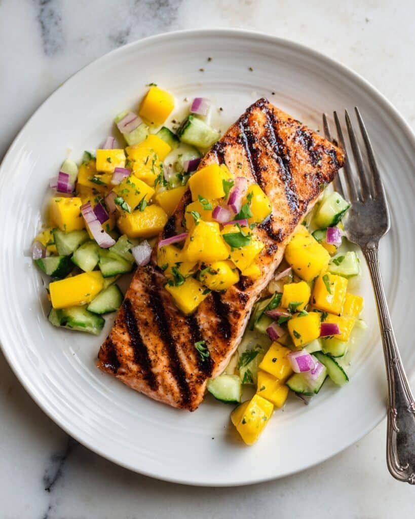 Grilled Salmon with Fresh Mango Salsa Recipe