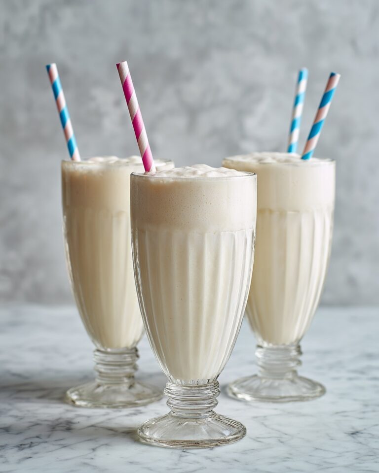 Easy Vanilla Milkshakes Recipe