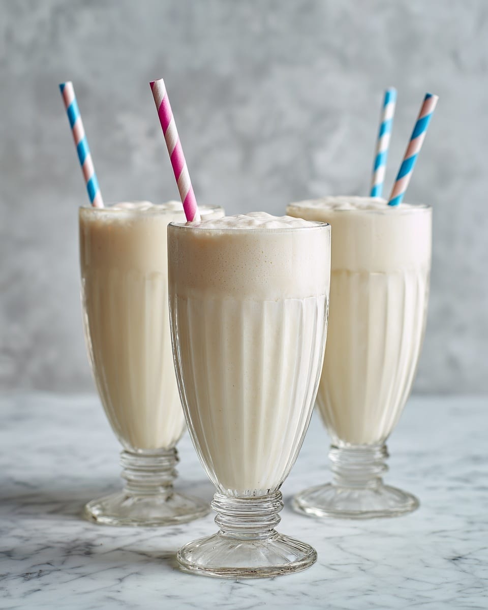 Easy Vanilla Milkshakes Recipe