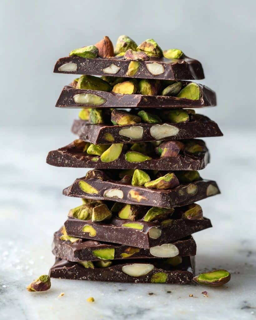 Pistachio Almond Chocolate Bark Recipe