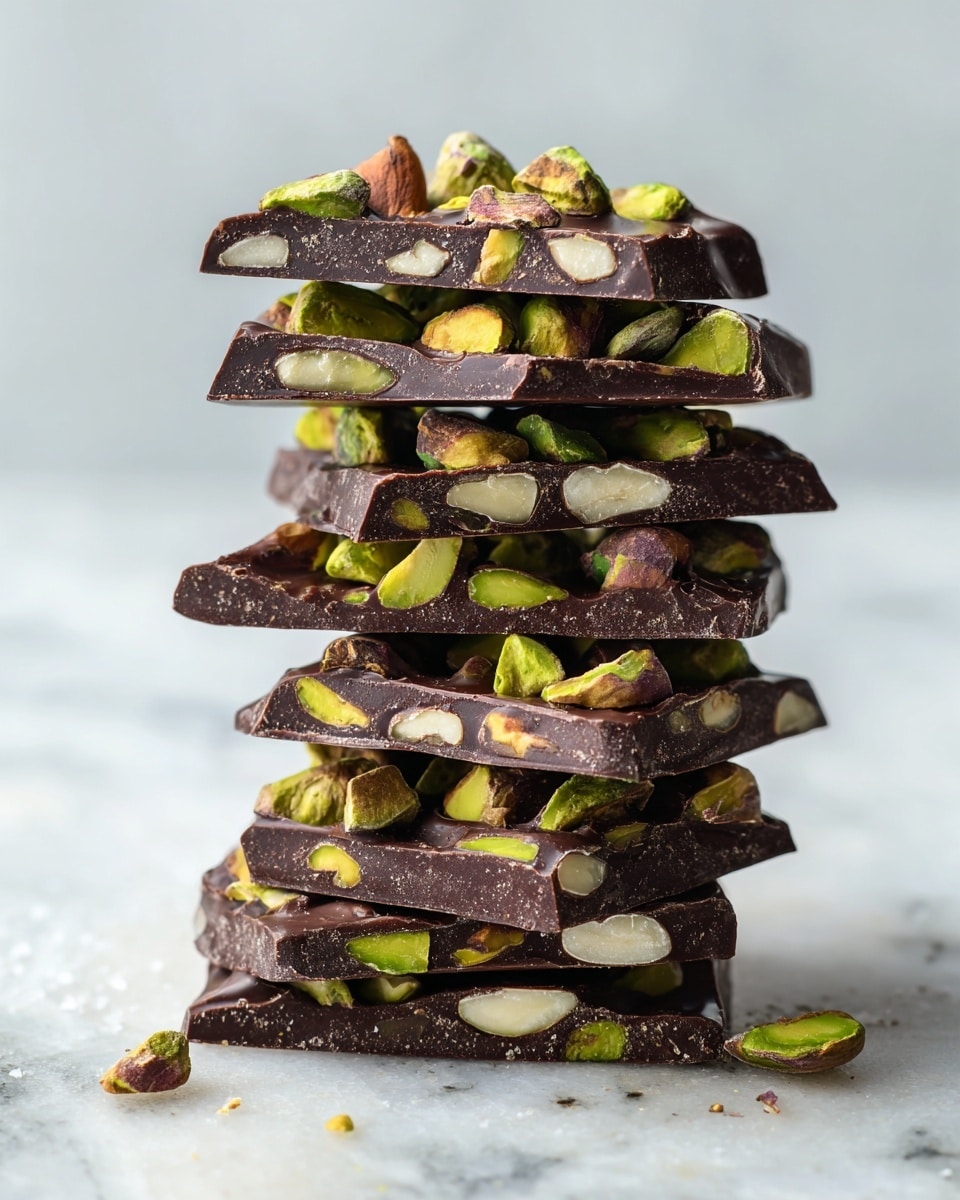 Pistachio Almond Chocolate Bark Recipe