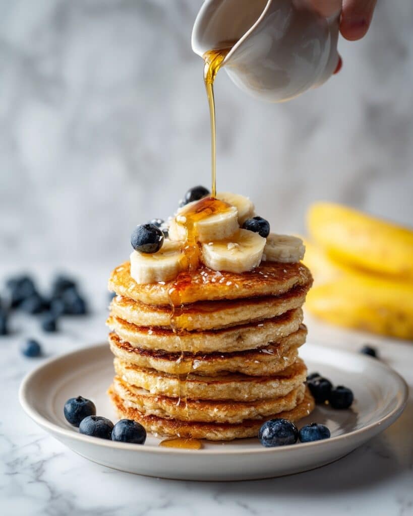 Easy Oat Banana Cottage Cheese Pancakes Recipe