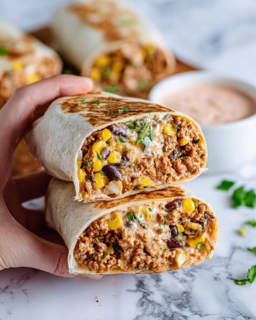 Beef and Bean Burritos Recipe