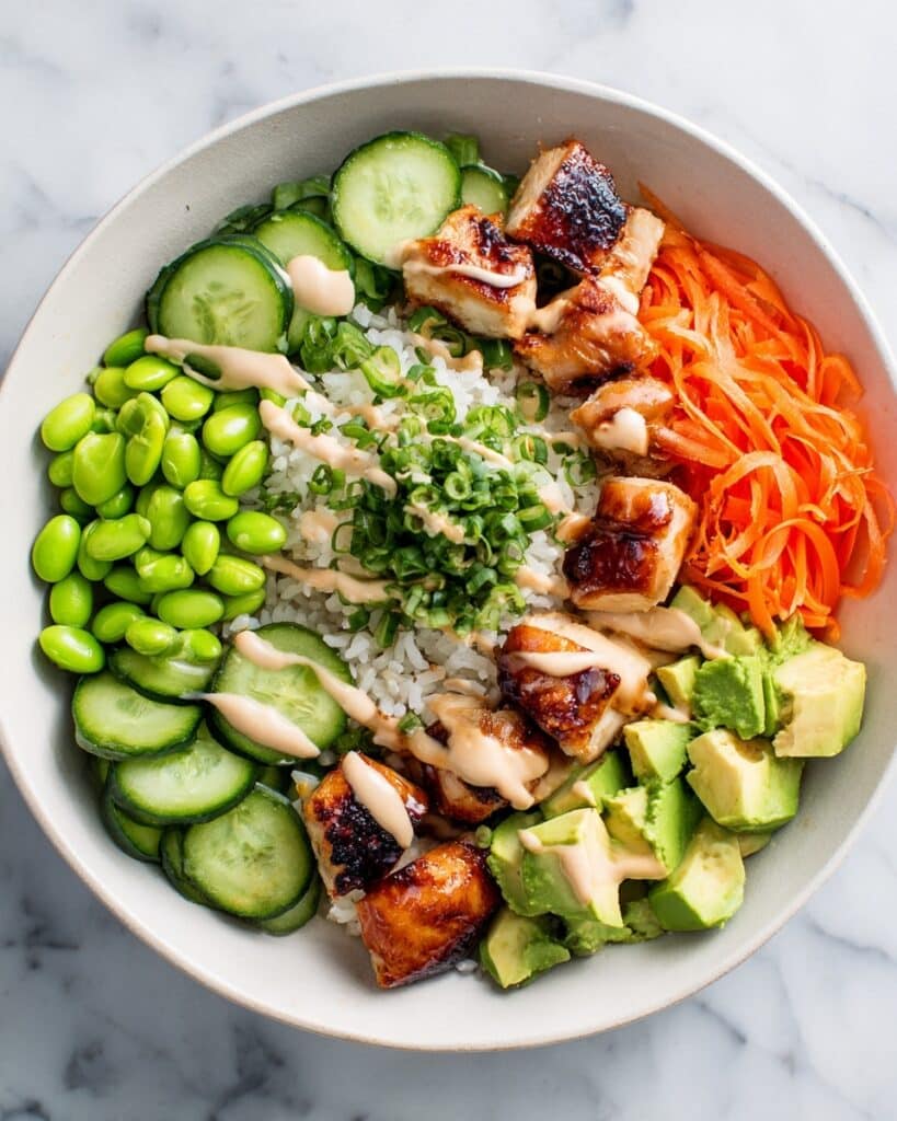 Salmon Bowls with Miso-Lemon Glaze and Fresh Toppings Recipe