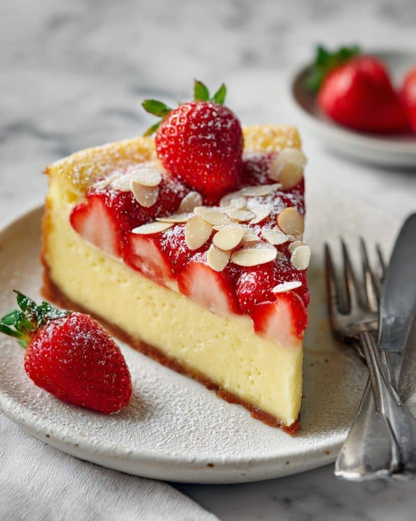 Strawberry Cottage Cheese Breakfast Bake Recipe