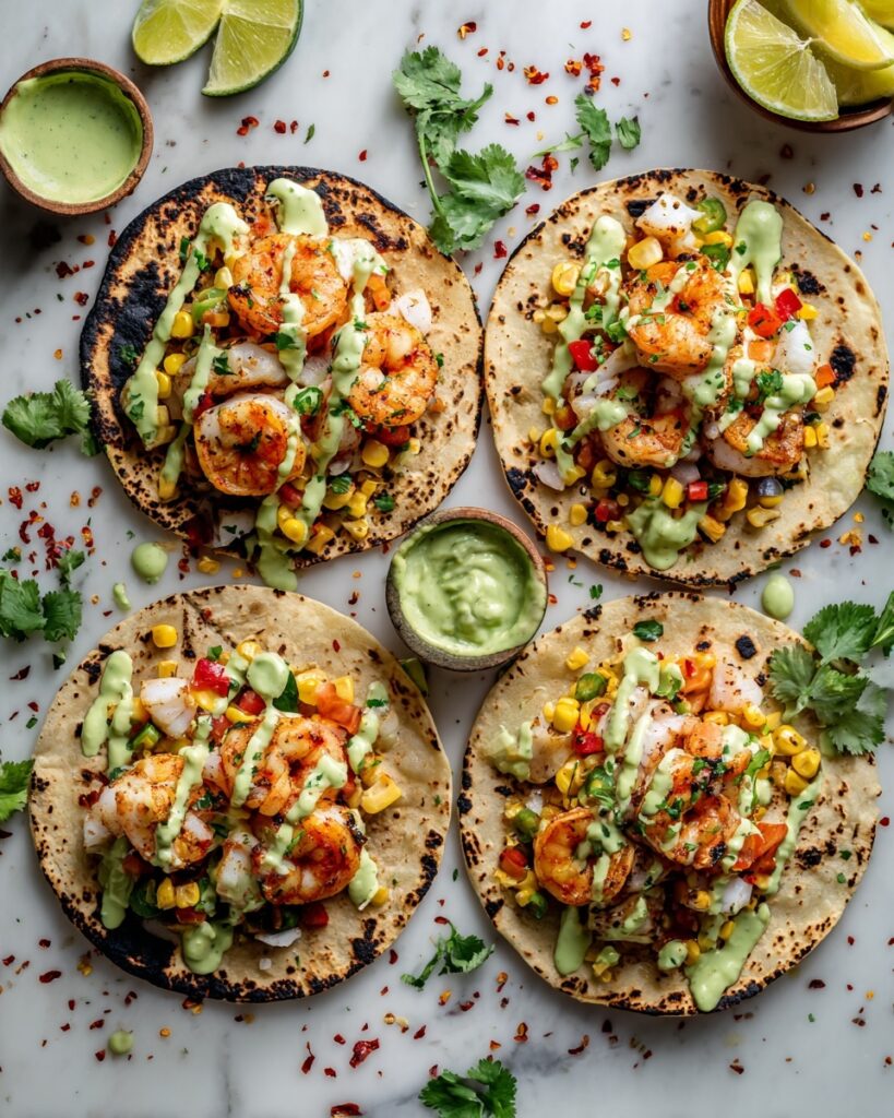 Easy 30-Minute Cajun Chicken and Shrimp Tacos Recipe