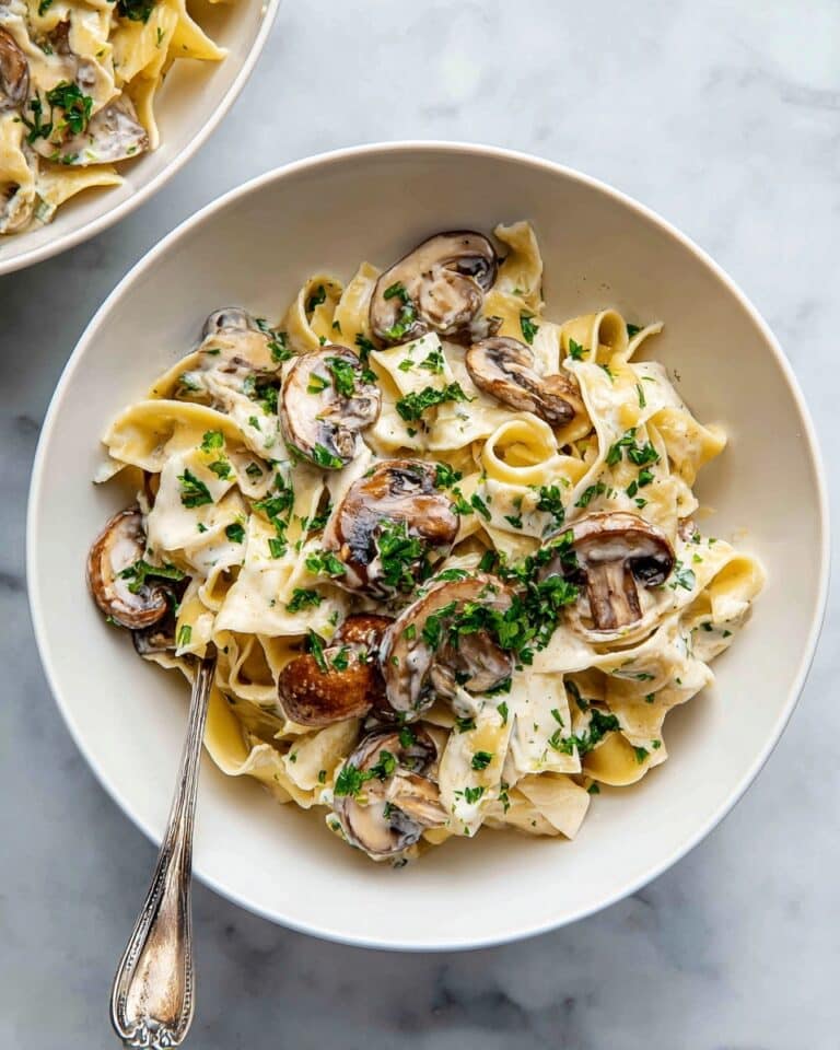 Creamy 30 Minute Mushroom Tagliatelle Recipe