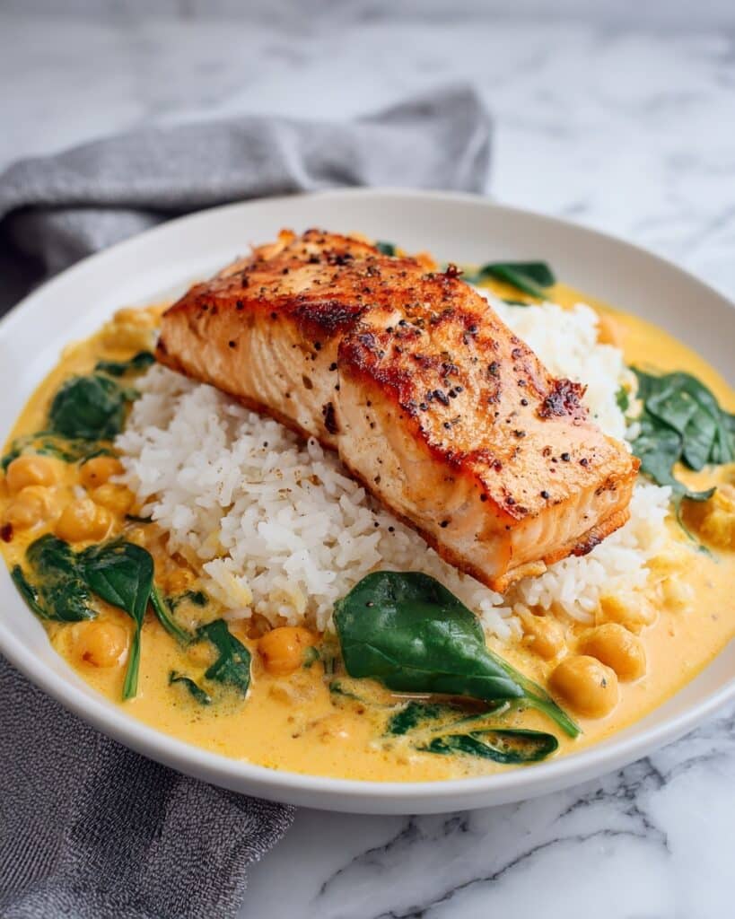 Creamy Coconut Salmon Curry Recipe