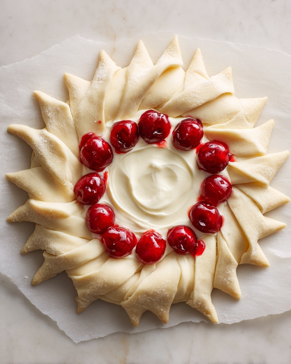 Cherry Crescent Danish Ring Recipe - Recipe Image