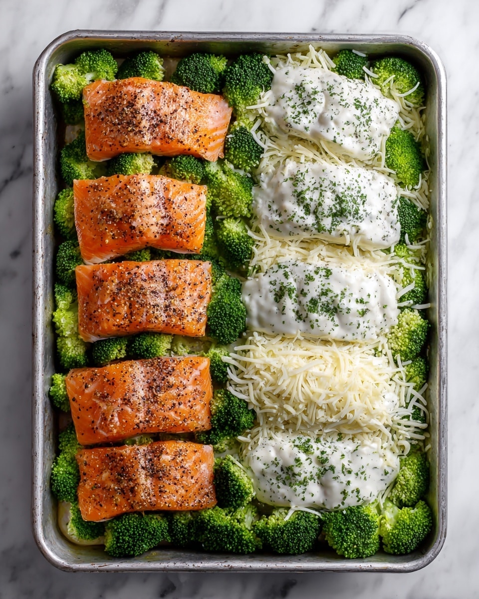 One Pan Baked Caesar Salmon Recipe - Recipe Image